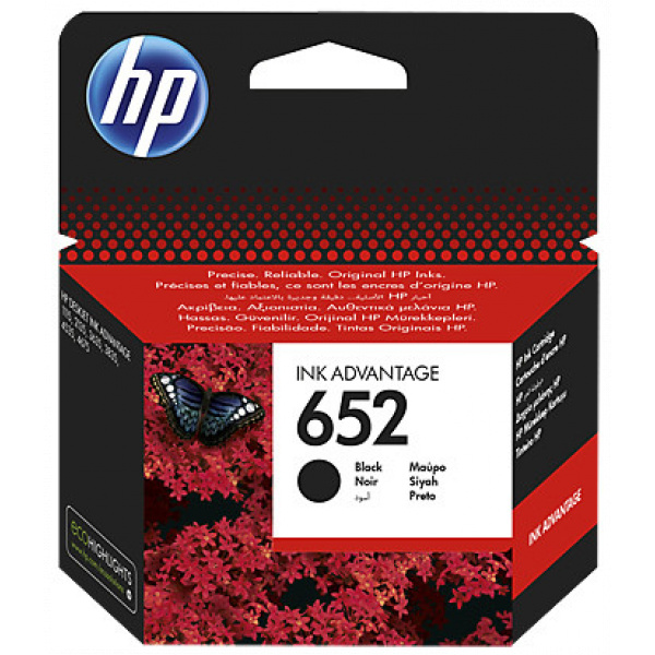 HP F6V25AE patron (652) fekete #1