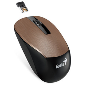 Genius NX-7015 BlueEye vezetéknélküli egér (fémes hatású barna) #1