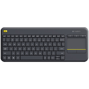 Logitech Wireless Touch Keyboard K400 Plus billentyű - fekete #1
