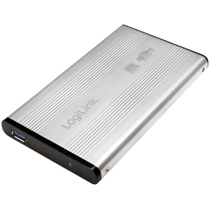 Logilink USB 3.0 periféria ház 2,5" SATA HDD-hez (ezüst) #1
