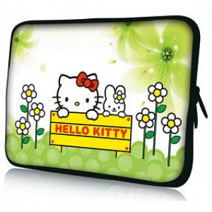 Neoprén tablet védőtok - 7" (Hello Kitty - virágos Kitty) #1