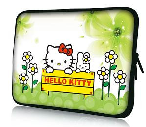 Neoprén tablet védőtok - 7" (Hello Kitty - virágos Kitty) #1