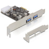 USB 3.0 vezérlő kártya PCI-Express x1 (2 port) - DeLock #1