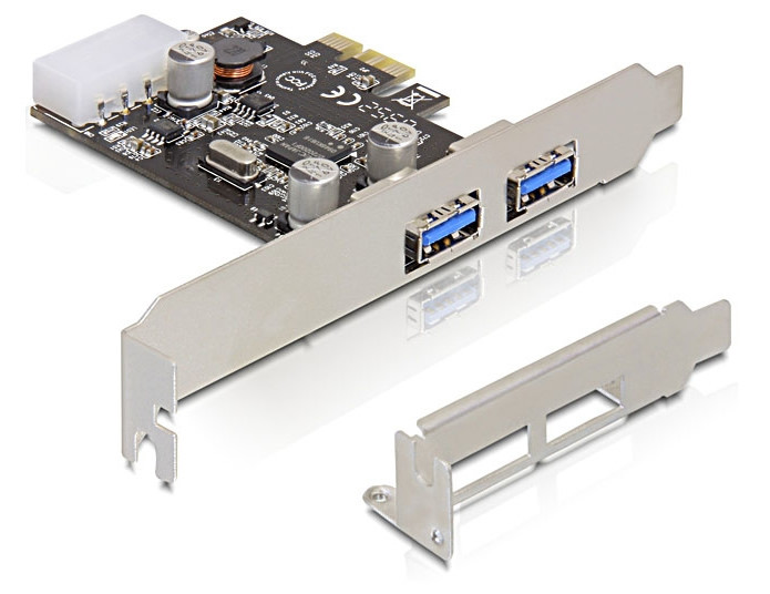 USB 3.0 vezérlő kártya PCI-Express x1 (2 port) - DeLock #1