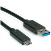 USB (C) – USB (A) (M/M) kábel 0,5m Roline #1