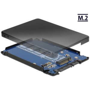 Delock SATA átalakító (22 tűs) > M.2 SSD-hez, merevlemezházzal #1