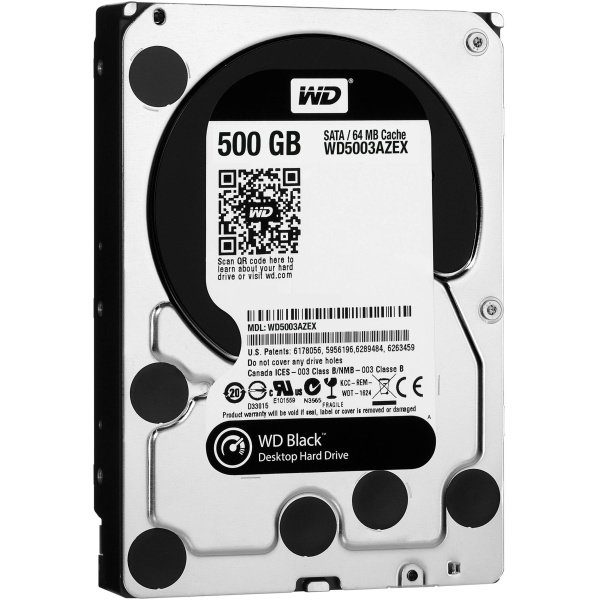 500GB WD Black SATA3 HDD 64MB - WD5003AZEX #1