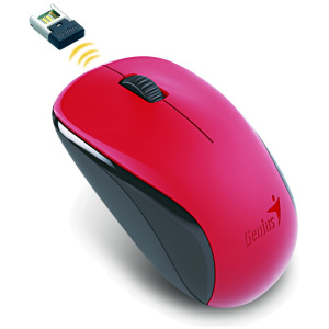 Genius NX-7000 BlueEye vezetéknélküli egér (piros) #1