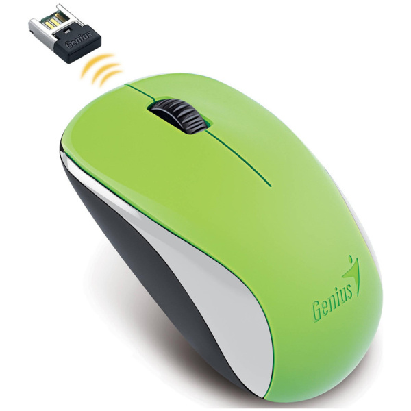 Genius NX-7000 BlueEye vezetéknélküli egér (zöld) #1