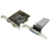 I/O vezérlő kártya PCI-Express (2 soros + 1 párhuzamos port) - Logilink #1