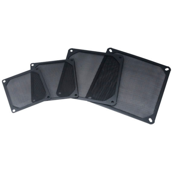 Szűrő előtét ventilátorhoz - Alumínium rácsozattal, 12cm-es (Akasa) #1