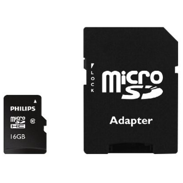 16GB Philips microSD kártya + SD adapter (Class 10) #1