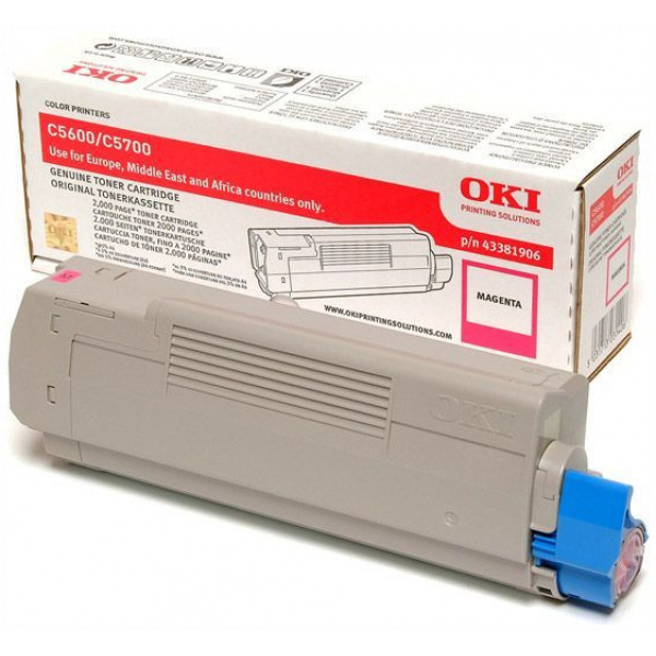 OKI C5600/C5700 toner (43381906) magenta #1