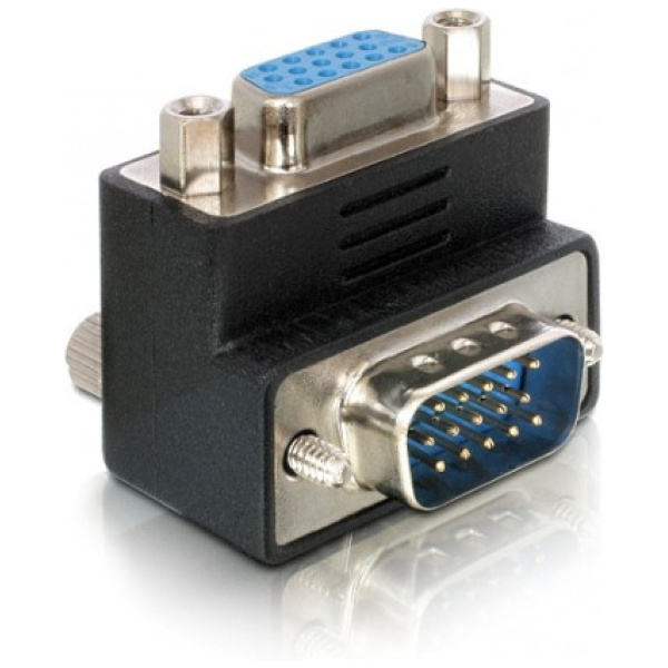 Delock VGA mini adapter 90°-ban elforgatott 15M/15F #1