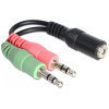 Delock Jack combo átalakító (2x 3.5 Jack audio > 1x 3.5 Jack combo) #1