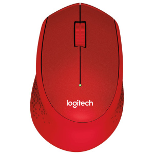 Logitech M330 Silent Plus Wireless Mouse (piros) AKCIÓS #1