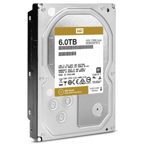 6TB WD Gold - SATA3 HDD 128MB - WD6002FRYZ #1
