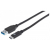 USB (C) – USB (A) (M/M) kábel 1m Manhattan #1