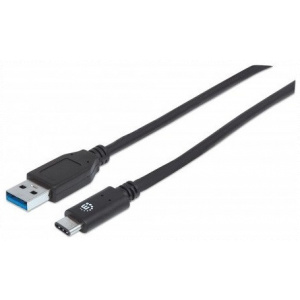 USB (C) – USB (A) (M/M) kábel 1m Manhattan #1