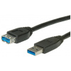 USB 3.0 toldókábel (AF/AM) 0,8m - Roline #1