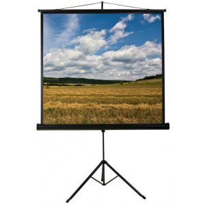 Funscreen vetítővászon háromlábú állvánnyal (125x125 cm) #1