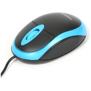 Omega optikai egér OM06 fekete-kék (USB) #1