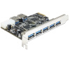 USB 3.0 vezérlő kártya PCI-Express x1 (5+2 port) - DeLock #1