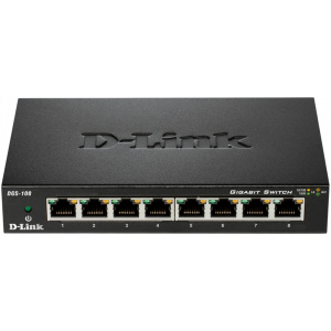 D-Link DGS-108/E 8-port Gbit switch (desktop, fémházas) #1