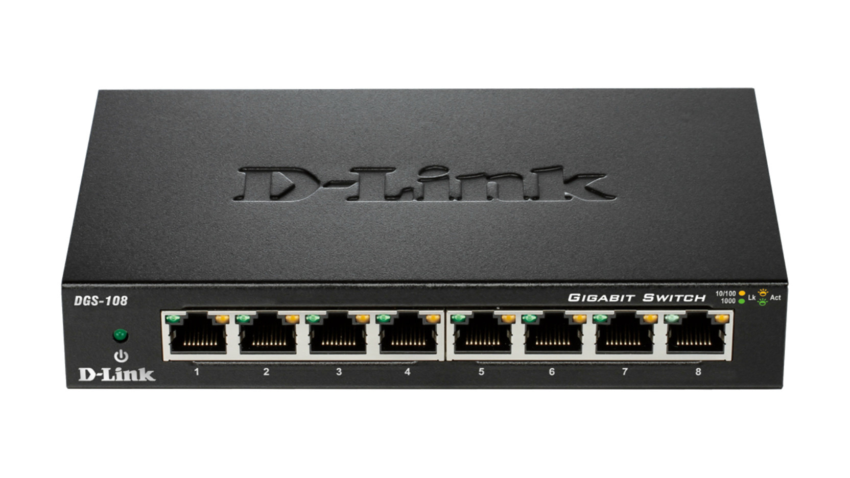 D-Link DGS-108/E 8-port Gbit switch (desktop, fémházas) #1