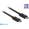Delock Thunderbolt™ 3 (20 Gb/s) USB-C™ kábel 1m #1