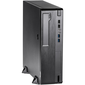 Akyga AK-502-02BK (micro ATX/mini-ITX) ház (fekete) #1