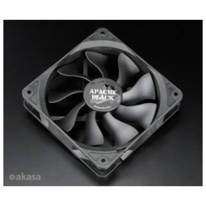 12 cm hűtőventilátor Akasa Apache Black ultrahalk #1
