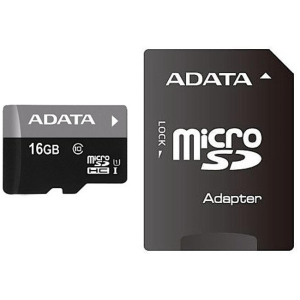 16GB ADATA microSD kártya + SD adapter (Class 10) #1