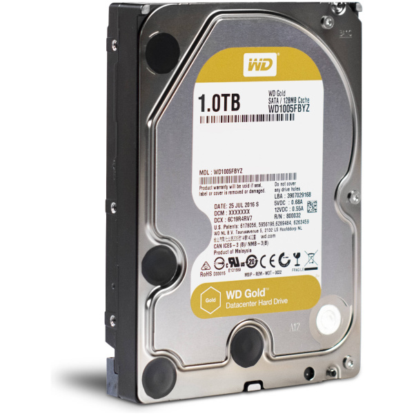 1TB WD Gold - SATA3 HDD 128MB - WD1005FBYZ #1