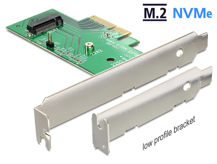 Delock PCI Express x4 Kártya > 1 x belső M.2 SSD-hez #1