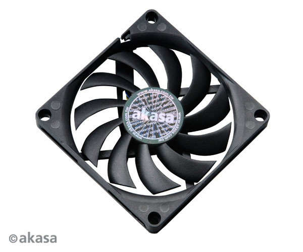 8 cm hűtőventilátor Akasa Slimfan (vékony) PWM #1