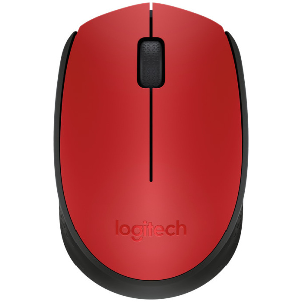 Logitech M171 Wireless Mouse (fekete-piros) #1