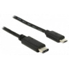 USB 2.0 (C) – USB 2.0 micro B (M/M) kábel 1m Delock #1