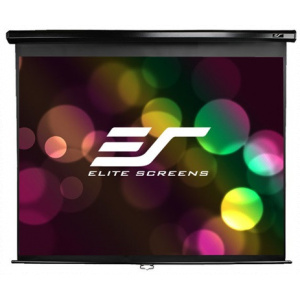 EliteScreen fali vetítővászon (177,8x177,8 cm) - fekete váz #1