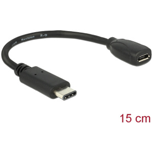Delock USB Type-C > micro USB 2.0 (B) átalakító kábel #1