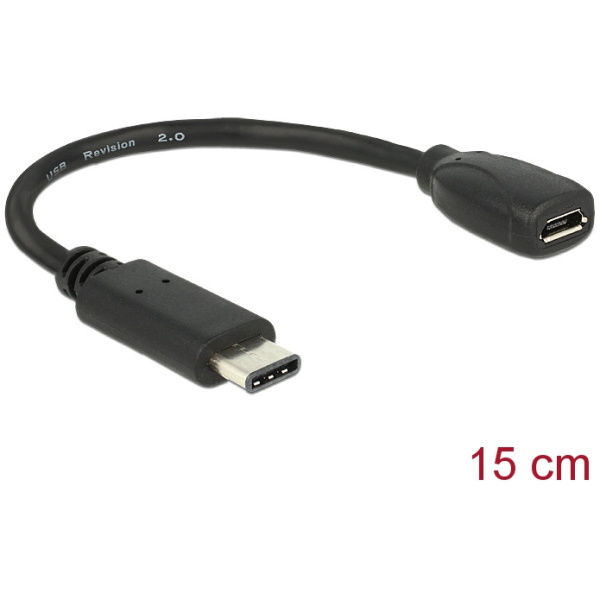 Delock USB Type-C > micro USB 2.0 (B) átalakító kábel #1