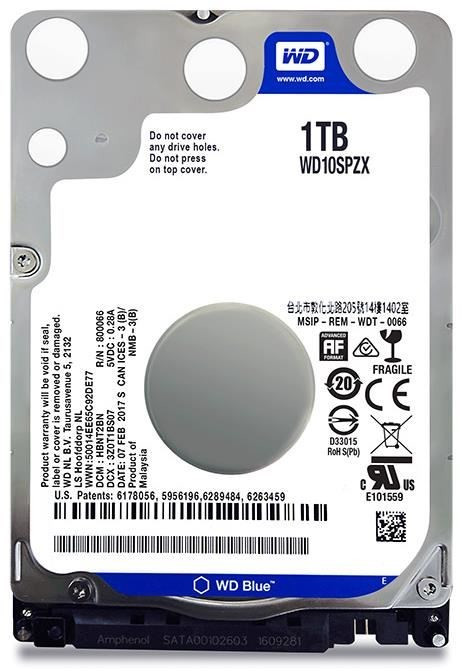 1TB WD Blue HDD 5400 rpm SATA3, 128MB cache 2,5" #1