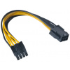 Akasa PCIe VGA tápátalakító kábel (6-pin > ATX 8-pin) #1
