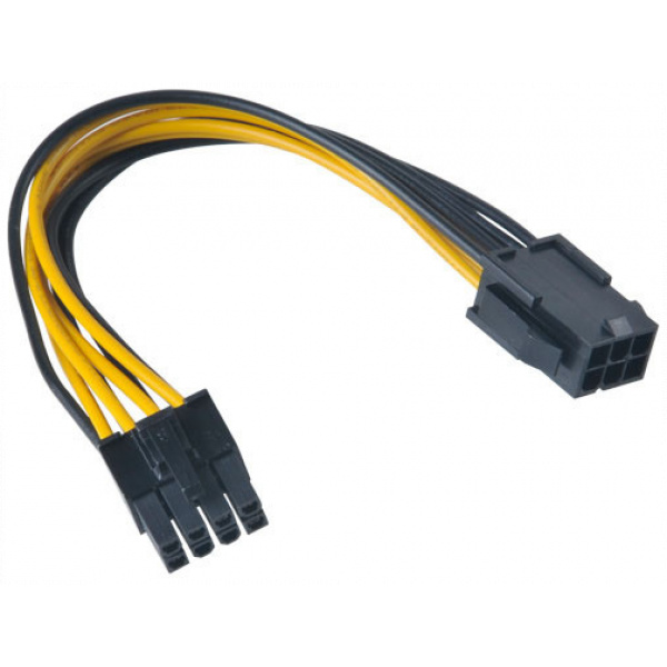 Akasa PCIe VGA tápátalakító kábel (6-pin > ATX 8-pin) #1