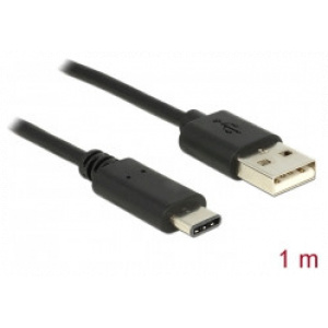 USB 2.0 (C) – USB 2.0 (A) (M/M) kábel 1m Delock #1