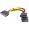 Gembird HDD SATA > 2x SATA tápelosztó 15cm #1