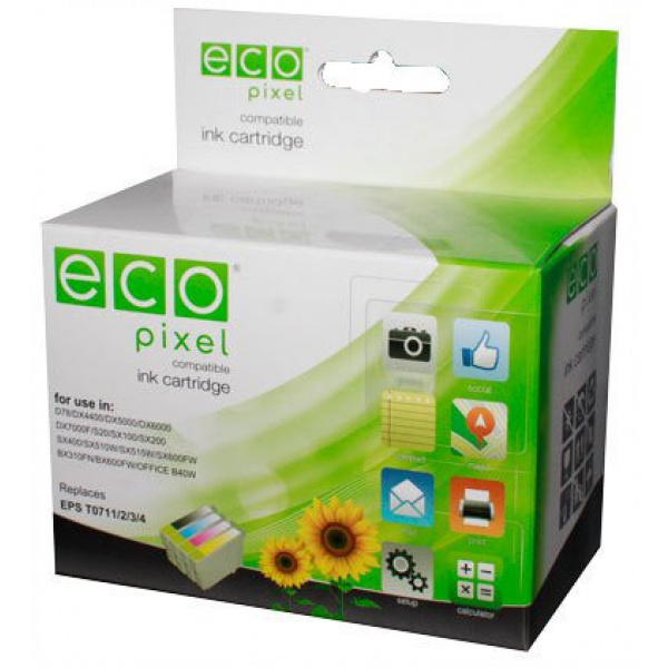 HP CN045AE patron (950XL) fekete (utángyártott, Ecopixel) #1