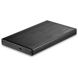 Axagon USB 2.0 alumínium periféria ház 2,5" SATA HDD-hez (fekete) #1