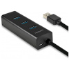 4-portos USB HUB gyorstöltő funkcióval, Axagon (USB 3.0) #1
