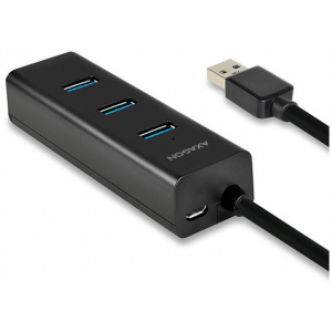 4-portos USB HUB gyorstöltő funkcióval, Axagon (USB 3.0) #1